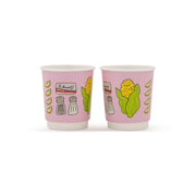 Double Paper Cups -Corn Pink- - The Dana Store